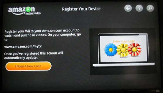 amazon prime video wii